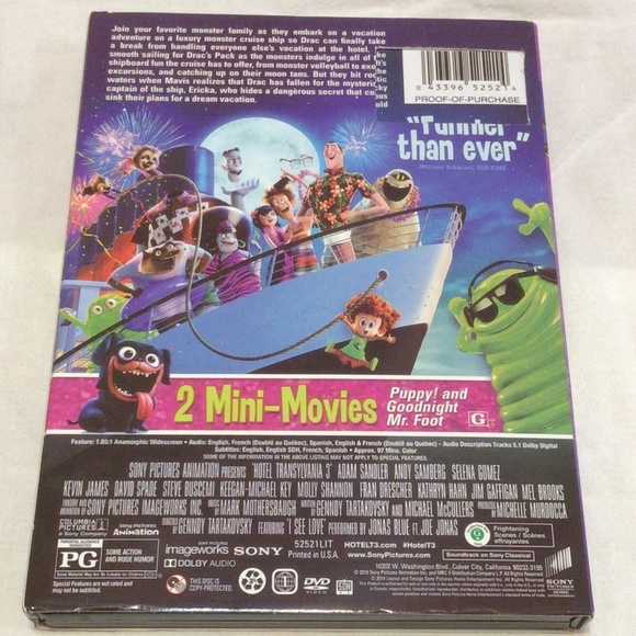 Hotel Transylvania 3 on DVD - Picture 2 of 4